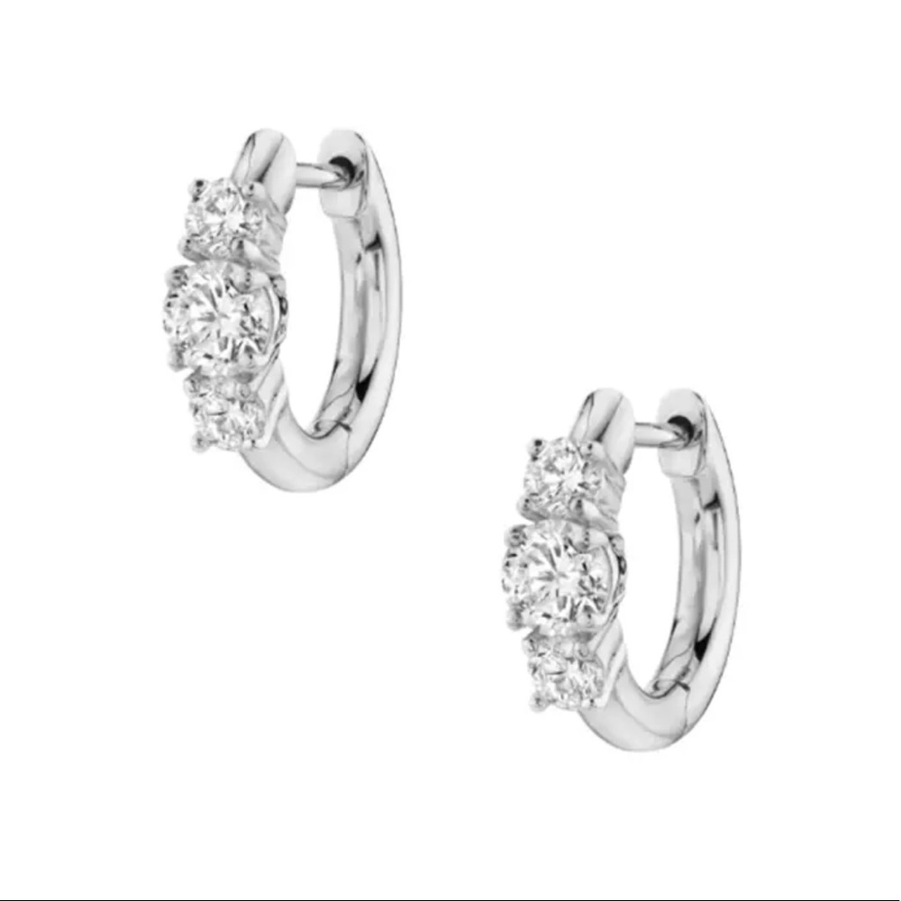 925 silver diamond earrings 🤍